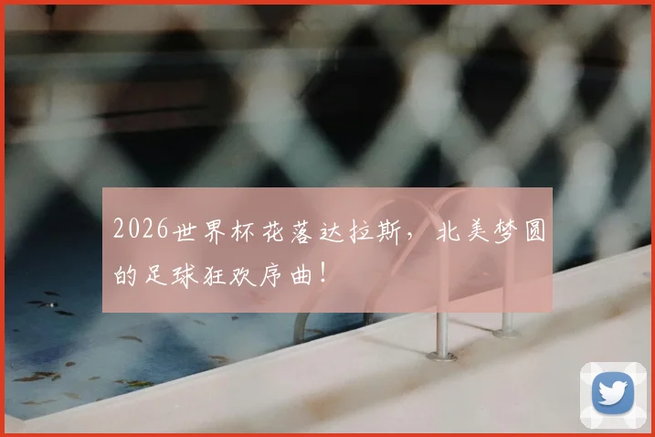 2026世界杯花落达拉斯，北美梦圆的足球狂欢序曲！